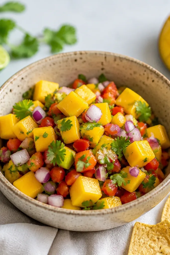 Easy Mango Salsa Recipe Ready in 10 Minutes